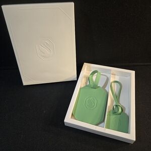 NEW IN BOX Swarovski Luggage Tag and Tag Holder